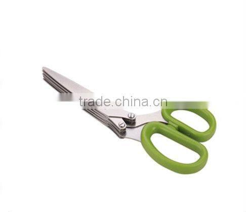5 blades kitchen scissor for onion cutting