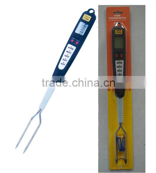 For BBQ Digital Meat Thermometers LCD fork Style