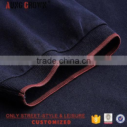 100% Cotton Pique Polo Shirt Custom Fitness Breathable Short Sleeve