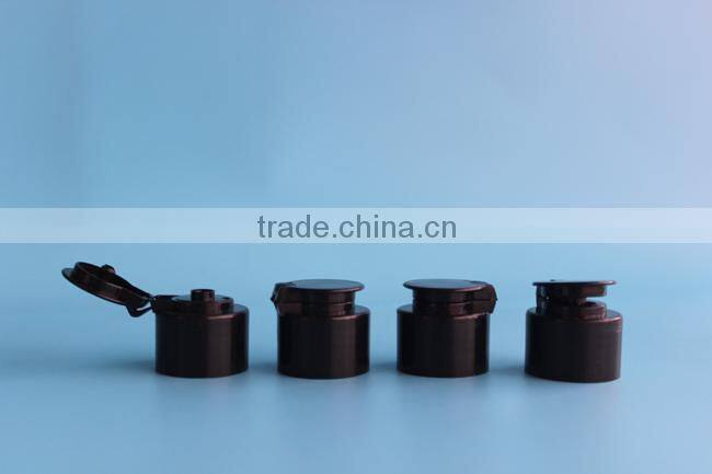 24/410 plastic flip top cap