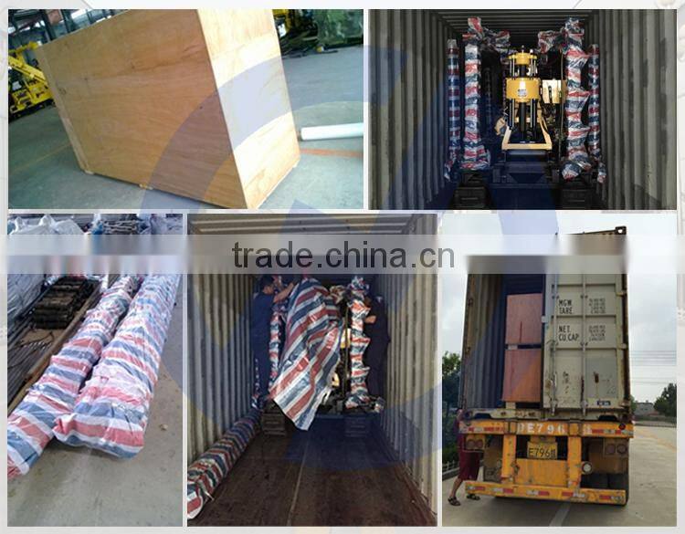 light and portable aluminium alloy drilling rig XY-3T total weight 700kg,portable for hydro power, foundation