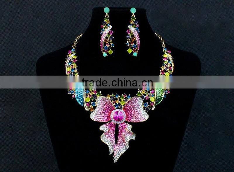 high quality rajwadi necklace set/dubai gold jewelry set/costume african jewelry sets for bridal