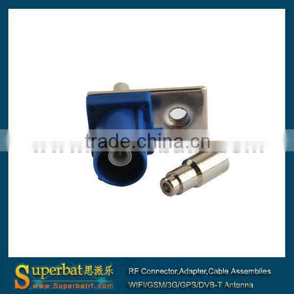 Fakra Plug Front mount Blue for GPS telematics or navigation