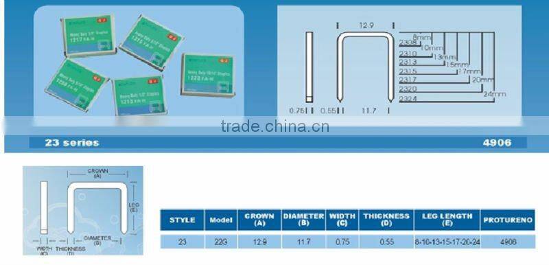 23 series heavy duty staple