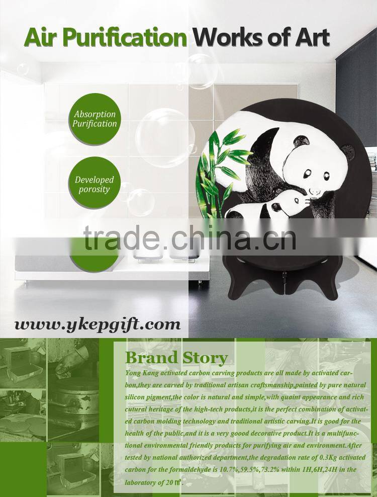 top sell handmade high quality Animal Pandas wood craft indonesia