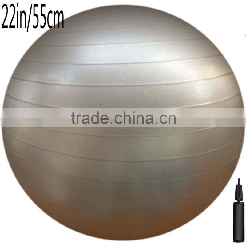 Balance Ball With Pump for Physical Therapy, Pilates,Yoga Home & Personal Training