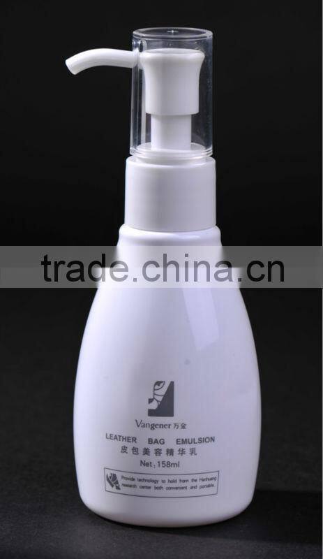 High end leather bag care and cleaning products in beautiful package