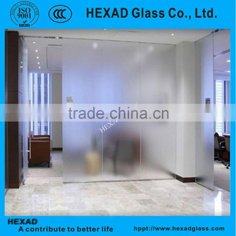 3 mm Blue Acid Etched Glass