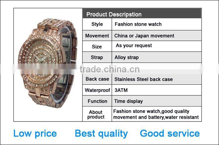 new fashion quartz diamond watch for women dress watch