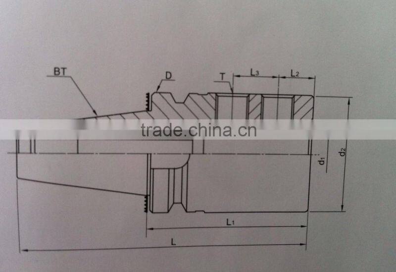 BT Series, Mill holder, BT50-SLN16-80L Tool Holder, BT Tool Holder