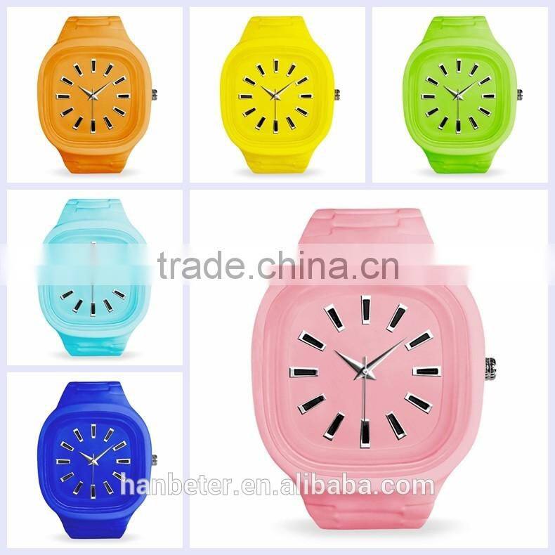 2015 wholesale watches japan movement fashion jelly watch trend design quartz watch