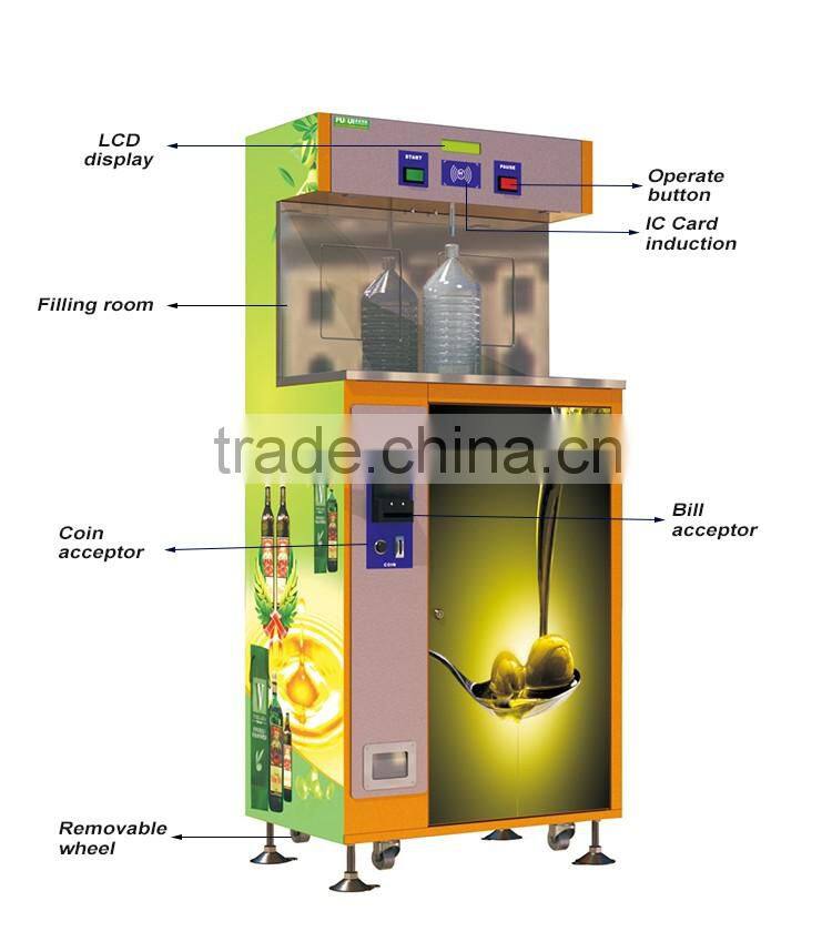 Hot sale olive oil vending machine
