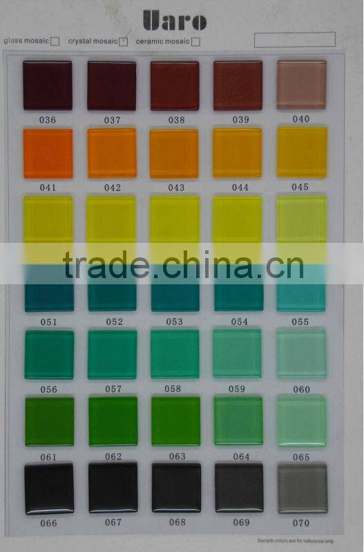 Outdoor Translucent Floor Strip Glass Crystal Mosaic Tile