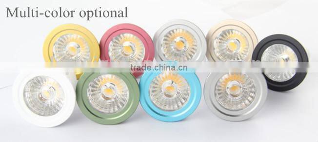 Bright dimmable 220v 5w gu10 gu5.3 mr16 mini led spot light for hall