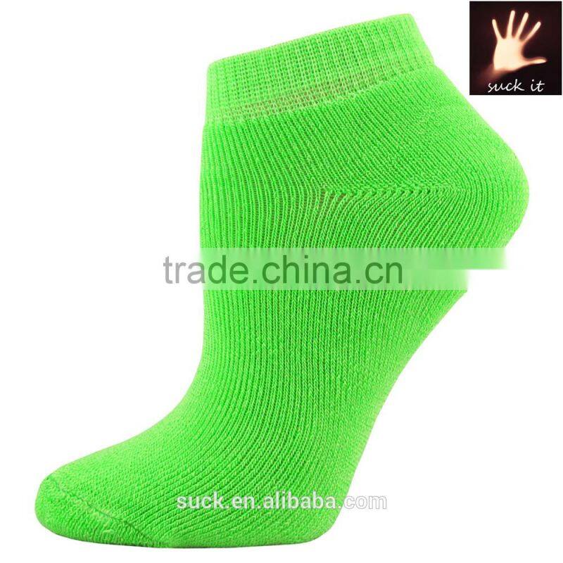 china manufacturer custom cotton solid color anklet socks without spandex