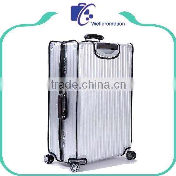 Protective clear pvc waterproof luggage suitcase cover