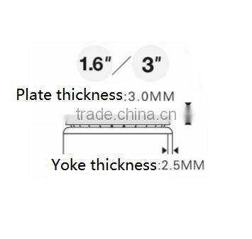 A1 Series Threaded PA Caster Low Gravity Caster Double Wheels