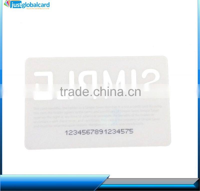 low cost Ntag213/Ntag215/Ntag216 chip Inkjet printable nfc blank cards