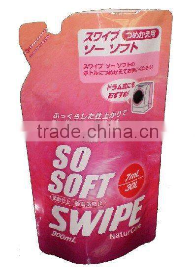 500ml bath foam stand up pouch with spout shape