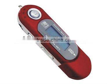 Hot Sale Shenzhen Mini Clip 4GB Mp3 Player Lcd With Fm Radio