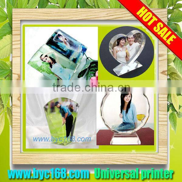 Crystal 3d UV Digital Printer Machine for Sale with Cheap Price,3D Digital Automatic Colorful Universal UV Flatbed Printer