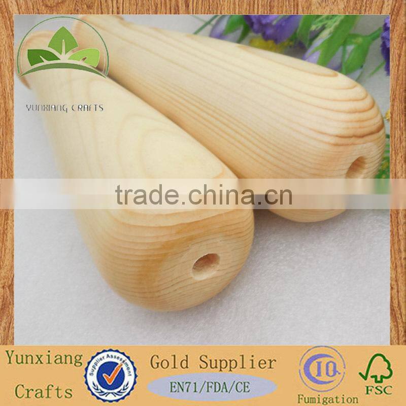 pine wood big size knob handle