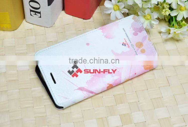 NEW Leather case for iphone 6 plus 3d sublimation film leather cover for iphone 6 plus case