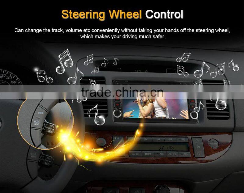 Wholesale price quad core Android 4.4 for toyota car stereo built in wifi