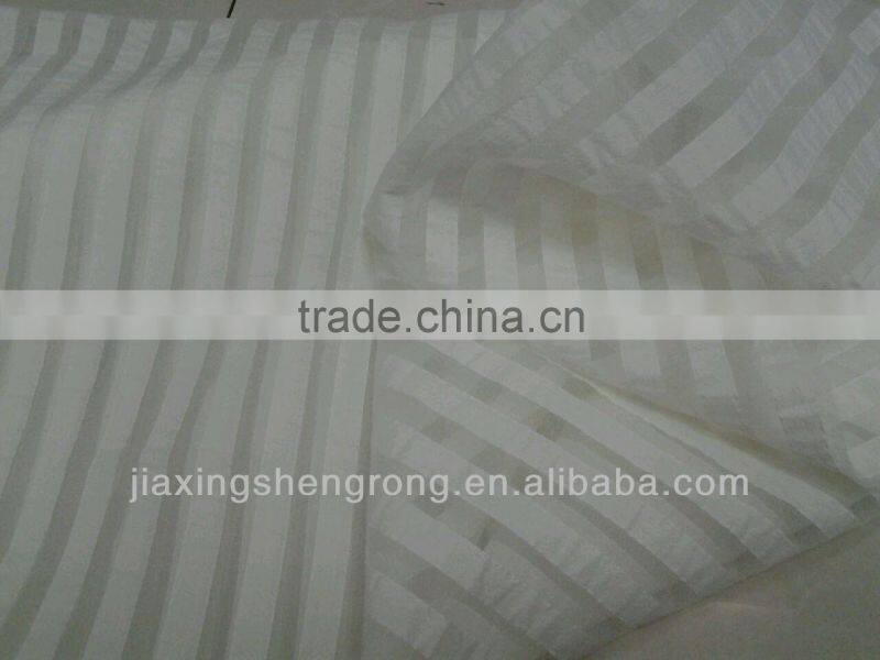 colorful and foam stripe organza fabric, best selling for dress