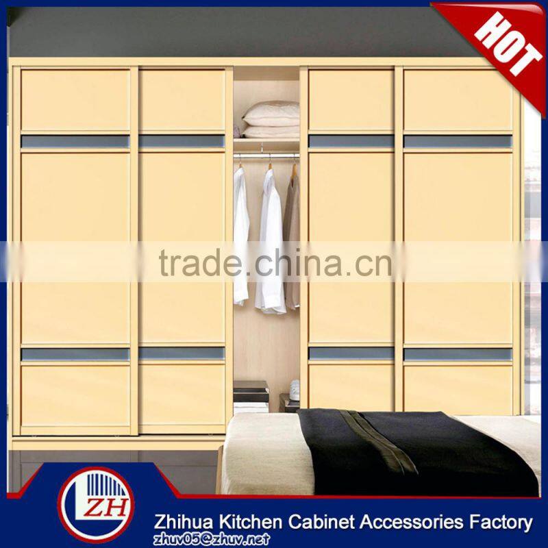 Double color wardrobe design furniture bedroom easy assembly wardrobe