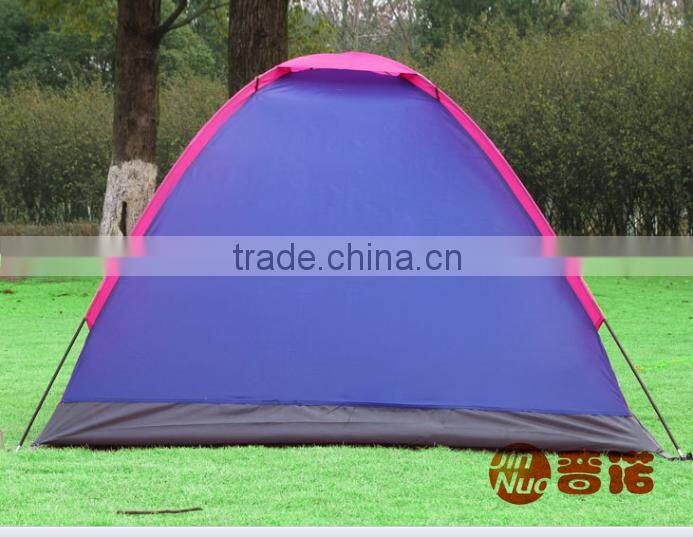 2 Person Double Layer Single Door Camping Tent