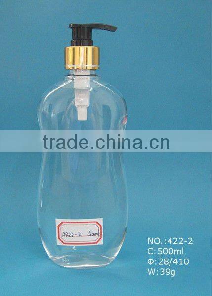 Standard bottle ranges plastic bottle for soap