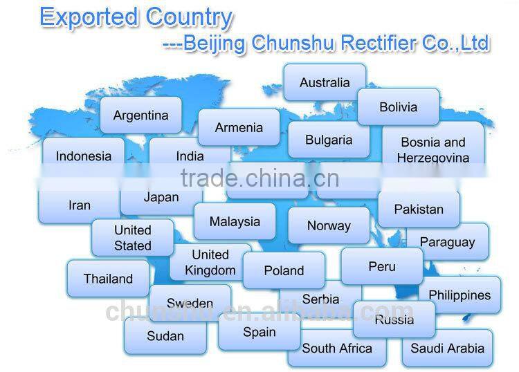 55 years history 1000A 12V water cooling photovoltaic rectifier