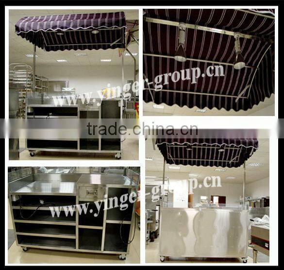mobile fast food kiosk catering trailer cart sales