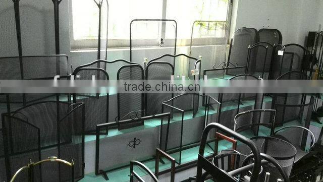 Steel Log holder, with black mesh