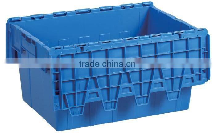 Turnover plastic tote