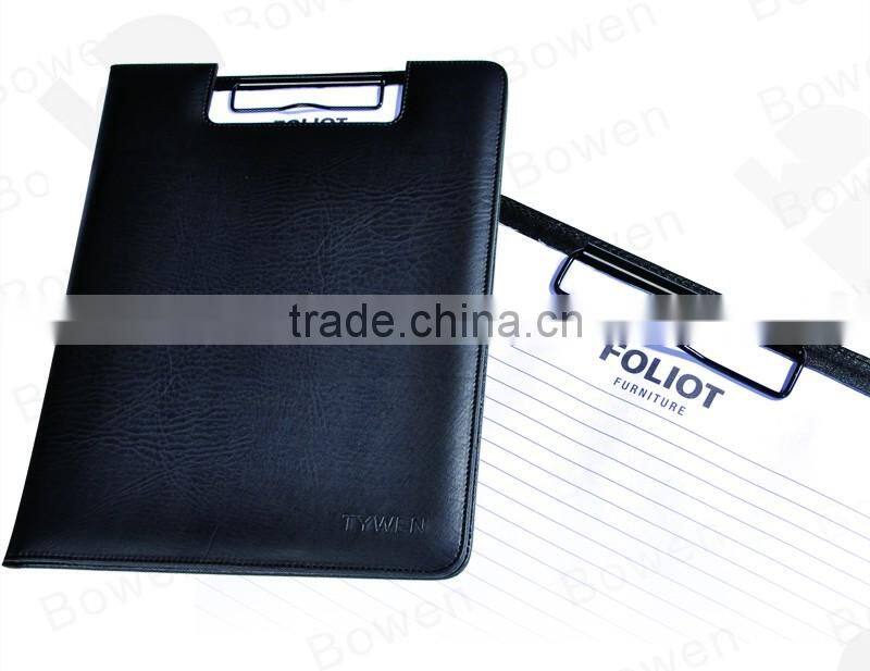 A4 pu custom restaurant leather menu cover