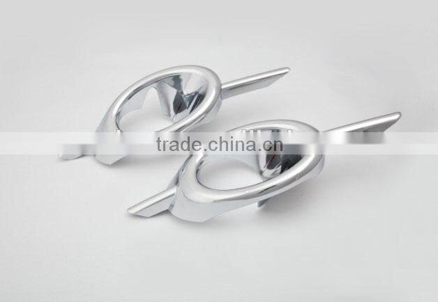 2009-2013 CHEVROLET CRUZE FOG LIGHT COVER FRONT ACCESSORIES SEDAN NEW 09 10 11 12 13 ABS CHROME