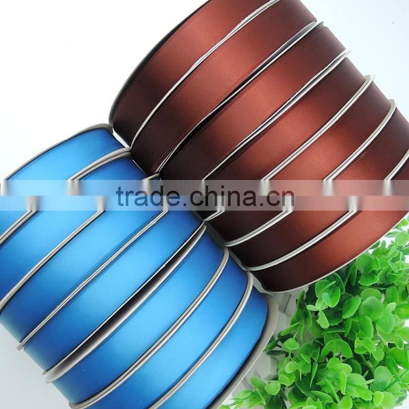 Handmade Satin Ribbon Flowers, Cheap decorative Christmas Satin Ribbon wholesale