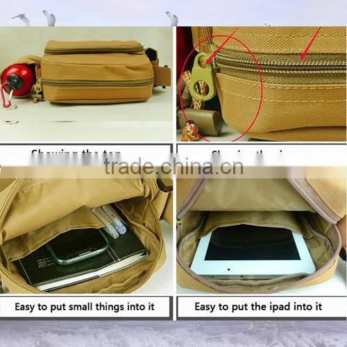 Military Canvas Mussette Bag army Messenger Bag with high quality