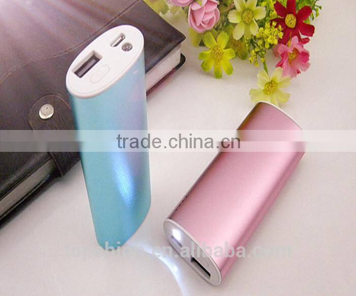 Metal aluminum portable external power bank power charger battery charger for iphone