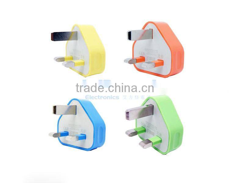 Wall charger for mobile phone 5V 1A dc output usb wall charger