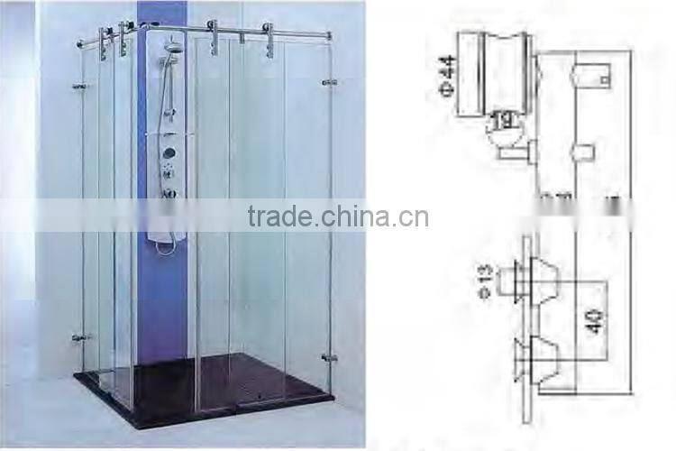 High quality smooth stainless steel bathroom silding door roller wholesale