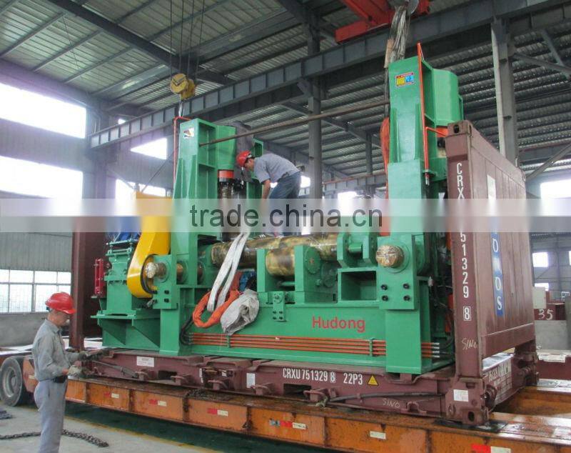 W11S-50X2500 hydraulic upper roller universal plate rolling machine