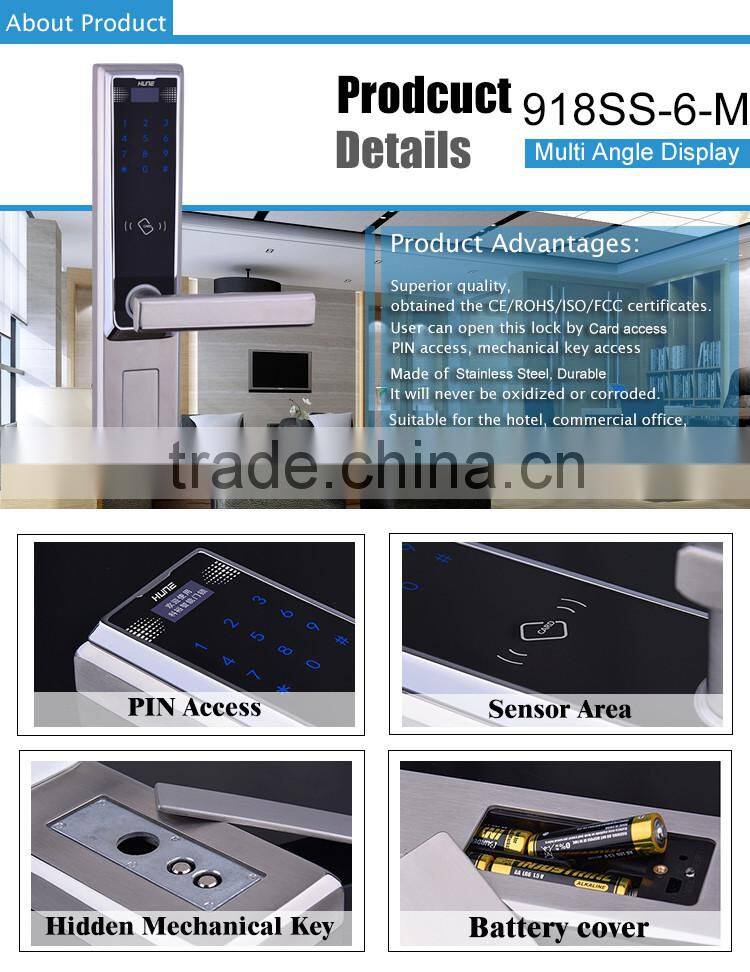 access control biometric swipe card code lock for office