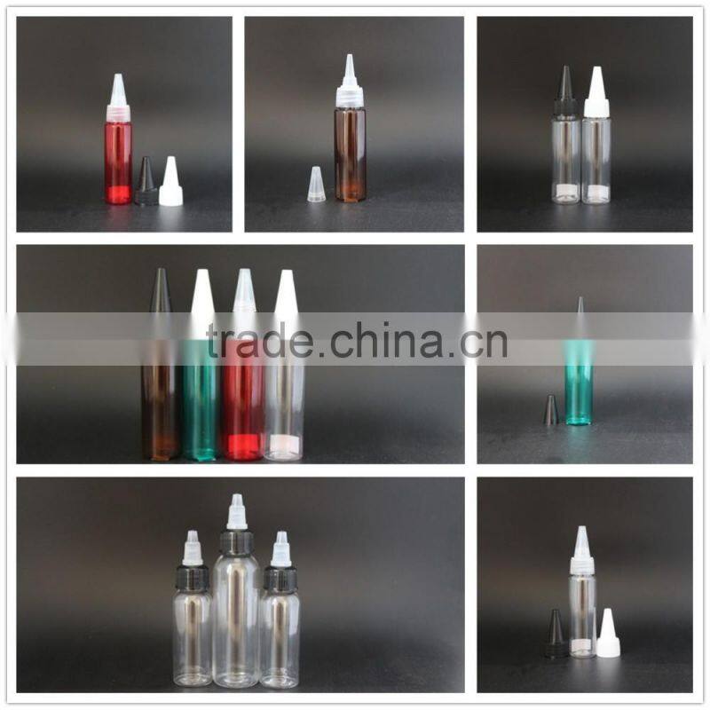 E-cig liquid bottles empty with 10ml pet plastic dropper bottles for bottle with dropper for e vape oil