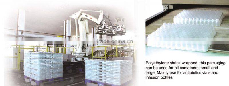 Type I ampules with amber and clear color