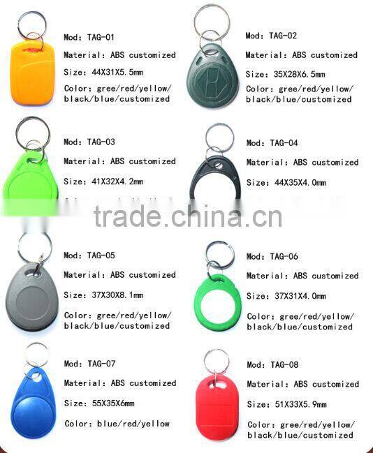 Factory Price 125KHZ Access Control Keyfob with Tk4100 T5577 EM4305