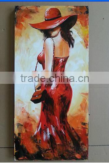 Hotsale Handmade Sexy Women Oil Painting HZ1095