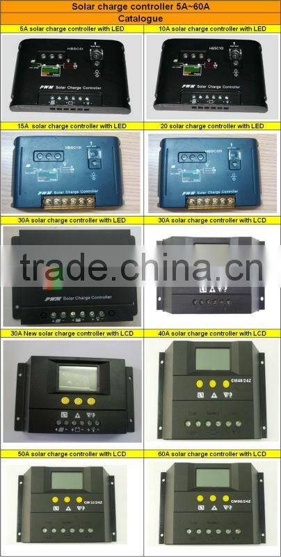 Doxin solar street light charge power controller 12 volt 20 amp 12V/24V for solar system